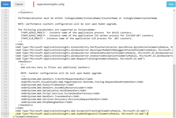 Sitecore ApplicationInsights.config Blog Vinicius Deschamps