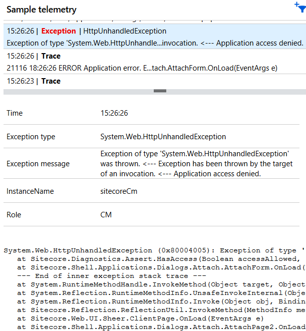 azure application insights sample telemetry error details 1 blog vinicius deschamps 1