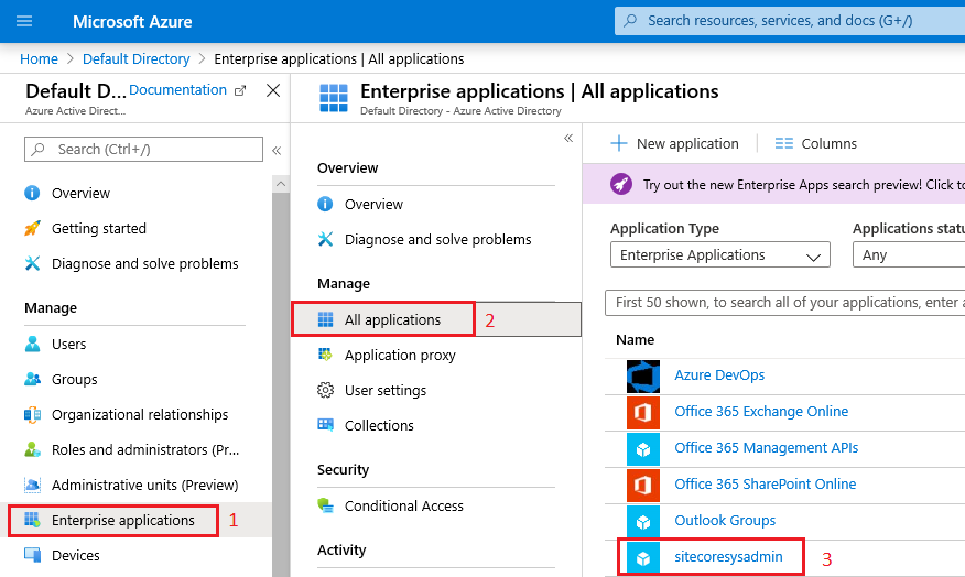 Azure How To Access Enterprise Applications Blog Vinicius Deschamps