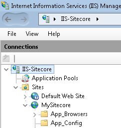 Internet Information ServicesSelect Server Name Root Blog Vinicius Deschamps