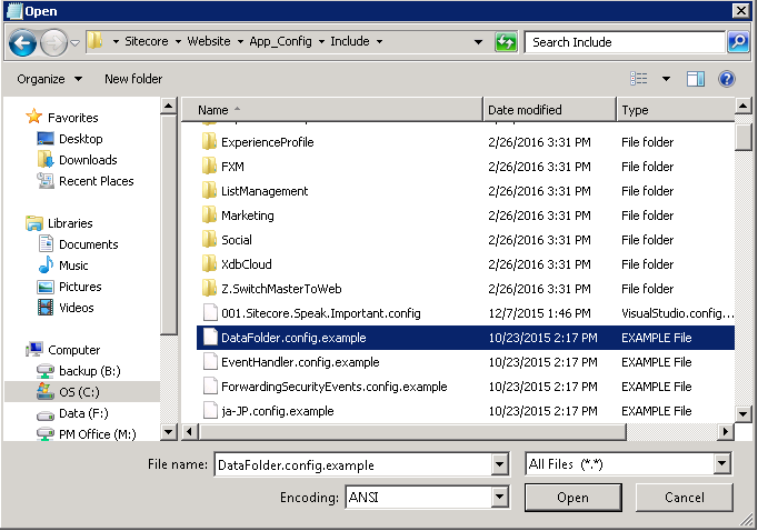 Open Datafolder Config File Blog Vinicius Deschamps